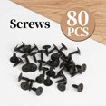 thumbnail image 5 of KAIYANG Paquete de 80 tornillos autorroscantes M5 x 16 mm para carrocería, tornillos autorroscantes Torx negros para guardabarros de coche, 5 of 5
