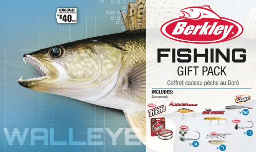 Berkley Walleye Lure Kit; Ultimate Pack of Line, Lures & Baits for Walleye Fishing