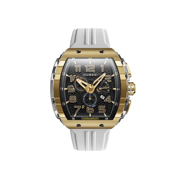 Nubeo Magellan Stainless Steel 49mm Japanese Quartz Wristwatch NB-6088-06