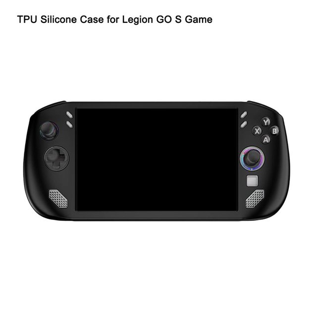 Soft Silicone Protective Cover for Legion Go S Handheld Gaming Console - Shockproof and Ergonomic Design