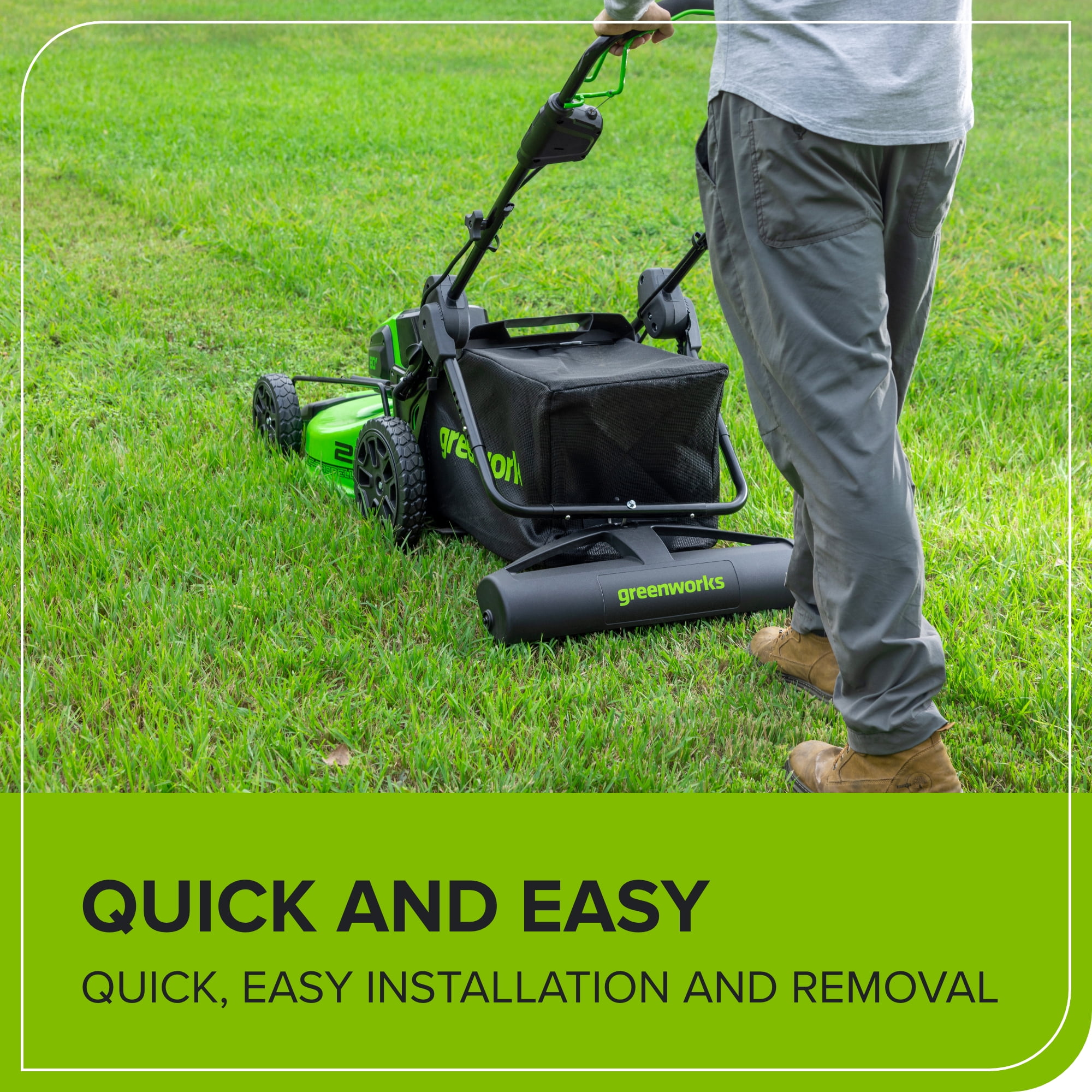 Greenworks Lawn Striping System (Compatible with All Greenworks 20” – 22” Lawn Mowers)