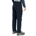 thumbnail image 4 of Hiauspor Men's Fleece Lined Hiking Pants, Insulated Windproof Outdoor Ski Pants, Navy, Size S, 4 of 7