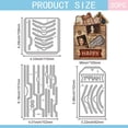 thumbnail image 2 of Troqueles de corte con ranura para hacer tarjetas, marcapáginas, álbumes de recortes, diarios, repujado y decoración en papel., 2 of 9