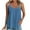Blue, variant on ZQGJB Plus Size Womens Tank Tops Casual Solid Color Flowy Eyelet Spaghetti Strap Summer Tops Sexy Sleeveless Shirts Loose Fit Tunic Camisoles Blue XXXL
