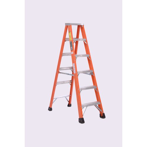 Michigan Ladder 4.15 ft Fiberglass Step Ladder with 375 lb. Load