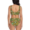 thumbnail image 3 of Daiia Transportation Prints Women's Bikini Set Two Piece Swimsuit High Waisted Bikini Adjustable Straps Bikini Perfect for Beach, Pool, and Summer Vacation-, 3 of 9