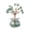 Green, variant on KGJQ Faux Crystal Money Tree Figurine, Handmade Healing Natural Stone Wealth Tree Statue, Faux Gemstone Tree for Home Office Table Feng Shui Decor