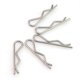 thumbnail image 4 of (2x40mm) 10 Pices Goupilles Fendues Pinces Ressort 304 Attaches De Voile En Acier Inoxydable Bateau Bricolage Maison, 4 of 4