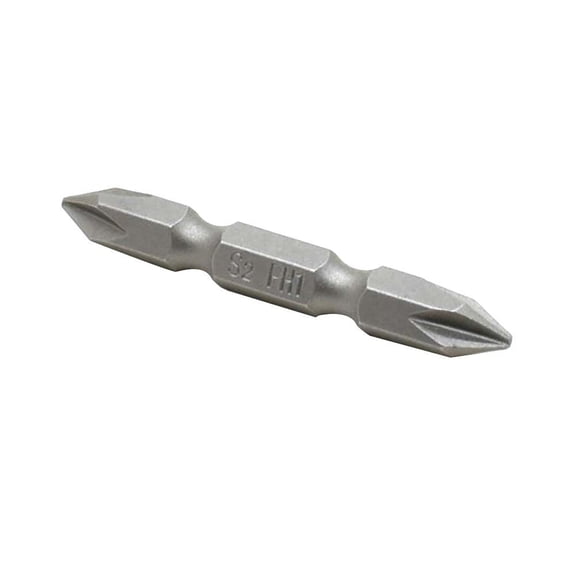 Superior Steel SP201D-25PK 1# Phillips Double End Screwdriver Bits - 2 Inch Long - 25 Display Pack