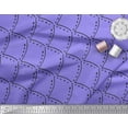 thumbnail image 3 of Soimoi Purple Georgette Viscose Fabric Tendril & Abstract Print Fabric by Yard 42 Inch Wide, 3 of 3