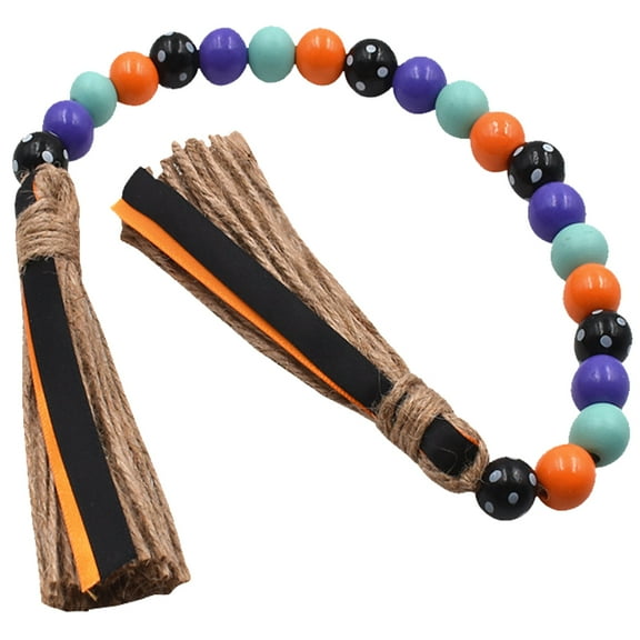 PBPBOX Wedding Decorations Wooden Beaded Gar Rustic Wall Hanging 1Pcs