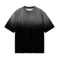 thumbnail image 5 of Oversized Tshirts for Men 2026 Summer Short Sleeve Crewneck Casual Gradient Color Vintage Washed T Shirts, 5 of 5
