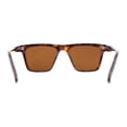 thumbnail image 4 of Polarized Mens Slick Elegant Gentlemans Luxury Horn Rim Sunglasses Tortoise Gold - Brown, 4 of 4