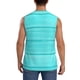 thumbnail image 4 of Balery Turquoise Wooden Camisetas sin mangas para hombre, absorbe la humedad y protege contra el mal olor.-Small, 4 of 7