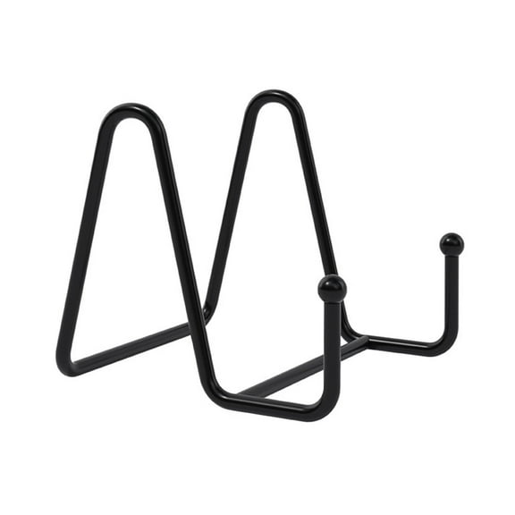 Acahhotxx Plate Stand, Plate Stands for Display Iron Easel Display Stand Holder Metal Frame for Picture - 3 inches
