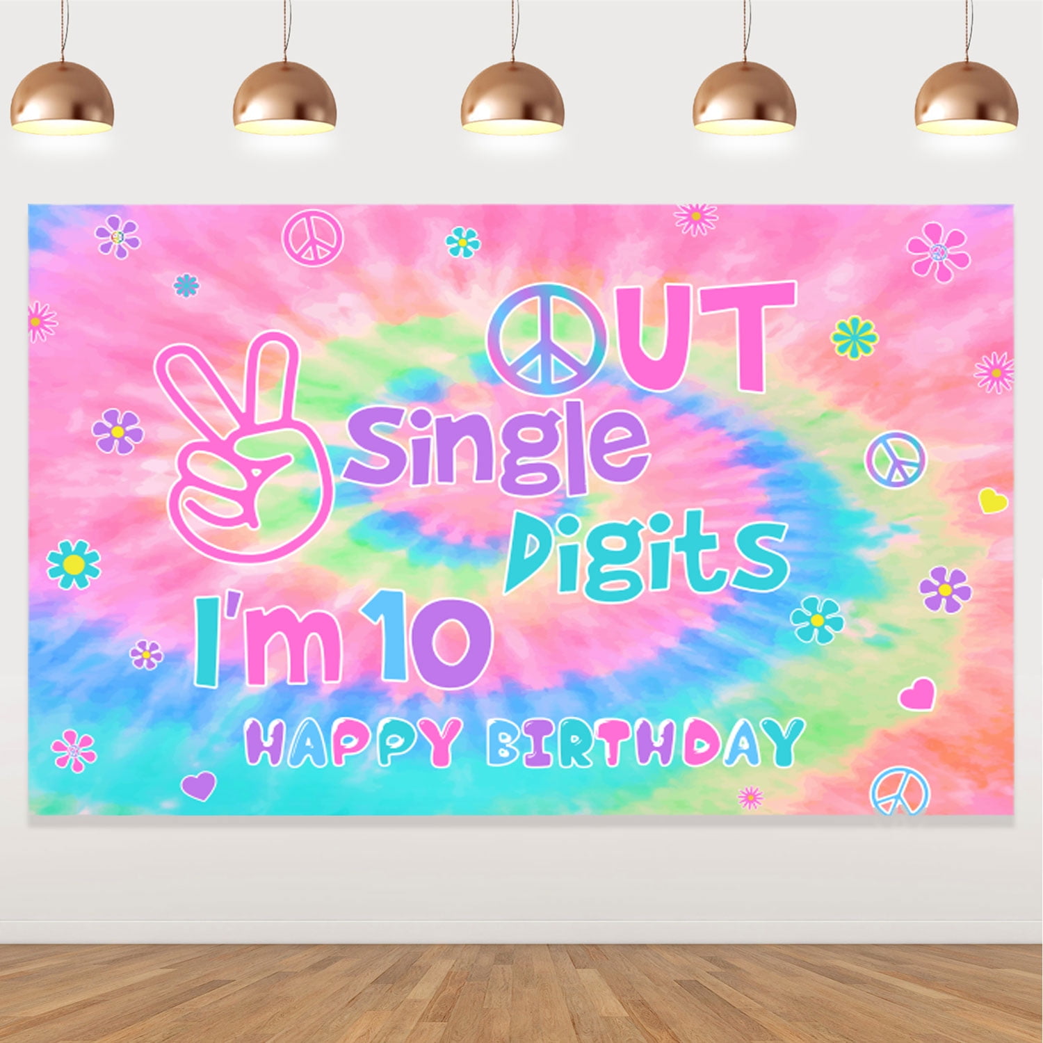 10th Birthday Backdrop Banner Tie Dye Birthday Backdrop Macaron Color 10th-birthday-backdrop-banner-tie-dye-birthday-backdrop-macaron-color