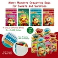 thumbnail image 2 of Wrapables Christmas Drawstring Treat Bags for Candy, Cookies, Treats, Gifts and Party Favors (50pcs), Festivity, 2 of 4