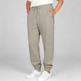 thumbnail image 5 of Bmisegm Girls Sweatpants Casual Jogger Pants with Drawstring Waist Cool Comfort Loose Fit Athletic Trousers for Play and Everyday Wear Workout Pants 6-15 Years,02_Khaki,10-11 Years, 5 of 5