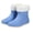 Blue, variant on Women'S Waterproof Anti Slip Platform Rain Boots Warm Fleece Lined Ankle Winter Shoes Pink 40