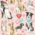 thumbnail image 2 of Grove, Beth 12x12 Gold Ornate Wood Framed with Double Matting Museum Art Print Titled - Paws of Love Pattern IB, 2 of 4