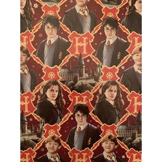GRAPHICS & MORE Harry Potter Hogwarts Modern Logo Premium Kraft Roll Gift  Wrap Wrapping Paper