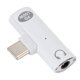 thumbnail image 5 of USB C Al Adaptador De Cargador De Auriculares, Aleación De Aluminio USB C Macho A 3,5 Mm Hembra, 100W PD 20V5A, Chip DAC, Control De Volumen Compatible Con PD QC 100W 65W 45W, 5 of 7