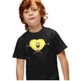 thumbnail image 2 of Spongebob Valentine's Day Heart-Shaped Sponge Kids T Shirt for Youth Toddler Boys and Girls, 2 of 5