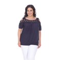 thumbnail image 1 of White Mark PS1204-02-3XL Plus BeExtra Largeey Tunic & Top, 02 - Navy - 3 Extra Large, 1 of 5