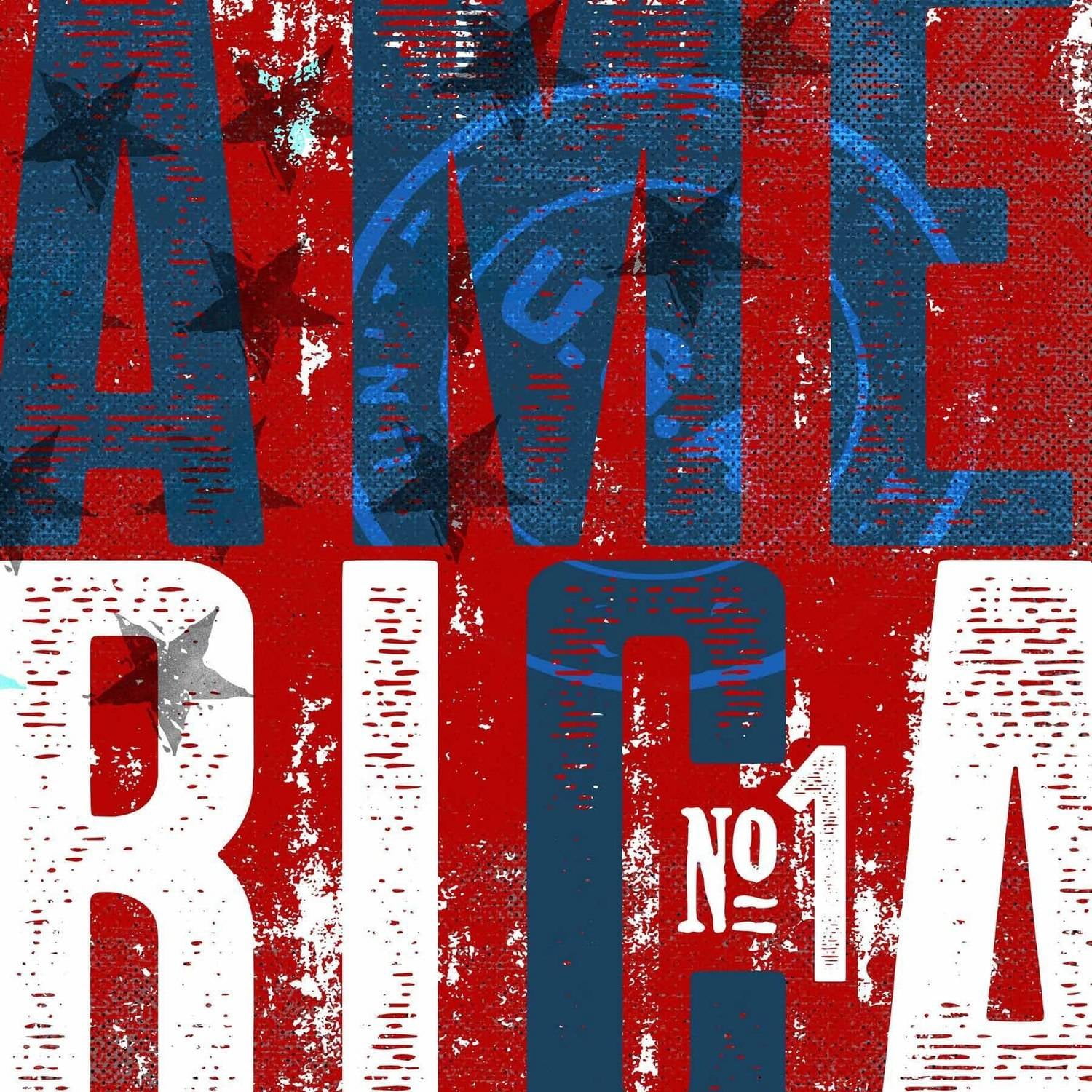 "America No.1" Painting Print on Wrapped Canvas