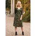 thumbnail image 6 of Joe Browns Women's Plus Size Stretch Knit Faux Wrap Midi Dress, 6 of 6