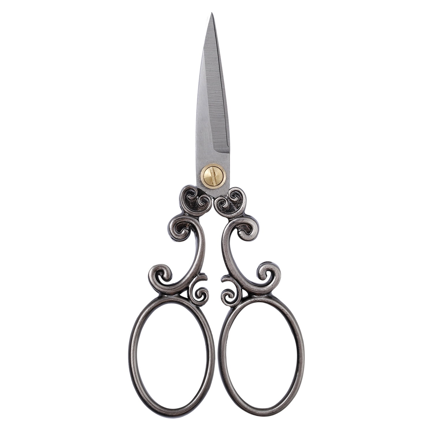 Souarts Vintage European Style Stainless Steel Precision Scissor for Embroidery Sewing Craft Art Work Everyday Use Gold