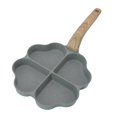 thumbnail image 1 of Nonstick Egg Frying Pan, Uniform Heating For Oil Free Cooking, Multifunctional Skillet, Easy To Clean, Wear  With Aluminum Alloy And Phenolic Plastic, 1 of 8