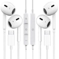 thumbnail image 2 of LSKJGA-USB C Headphones for iPhone 17 16 15, Type C Earphones with Mic & Remote Control Noise Cancelling, Wired Ear Buds USB-C HiFi Bass Earphones for iPhone 17/16/15 Pro Max, for iPad Pro, Most USB, 2 of 4