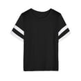 thumbnail image 5 of Womens Summer Tops Sevevn Womens Oversized Tees Loose T Shirts Half Sleeve Round Neck Color BlockTunic Tops, 5 of 6