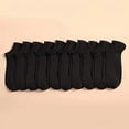 thumbnail image 3 of 5/10 /20/30 pares Unisex Casual Color liso calcetines de barco finos transpirables cómodos Anti olor calcetines tobilleros absorbentes de sudor para hombres y mujeres, 3 of 5