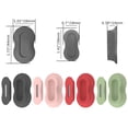 thumbnail image 3 of 1 Pack Magnetic Remote Control Holder Wall Mount, Upgraded No Drill Self-Adhesive TV Remote Organizer, Universal Silicone Remote Control Storage for TV, Fan, AC, Media & RV Accessories,Green, 3 of 8