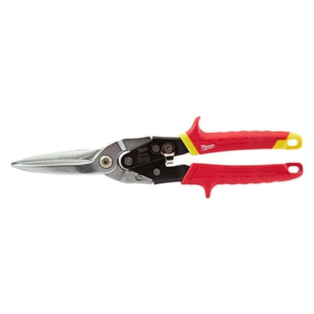 UPC: 0045242503681 | Milwaukee 48-22-4537 – 11-1/2  Straight Long Cut Aviation Tinner Snips