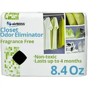 airBoss Closet Odor Eliminator Fragrance Free Odor Control 8.4 Oz