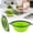 green, variant on Collapsible Silicone Colanders Set, Space-Saving Strainers for Draining, Washing, and Rinsing – Food-Grade with Handle, blue