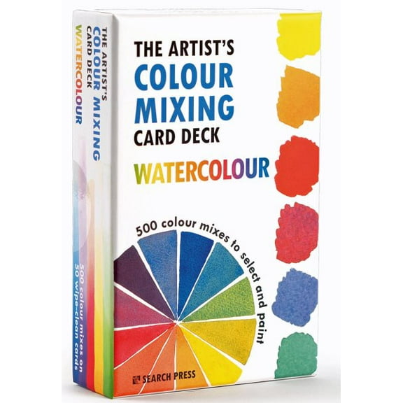 Artist's Colour Mixing Card Deck - Watercolour : 500 Colour Mixes to Select and Paint