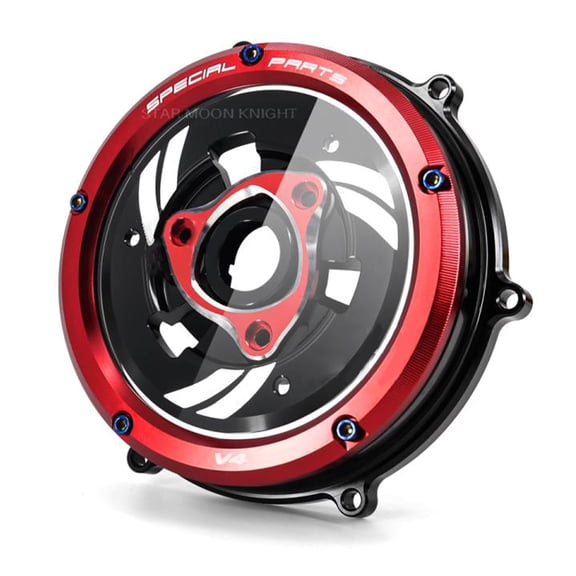 BIBABLYKE Styling Engine Clutch Cover for Panigale Motorcycles Accessories Engine Clear Clutch Cases Cover Protector