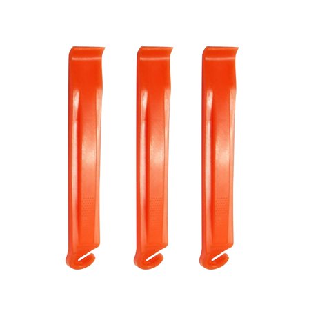 ORDDIART Bike Tire Repair Tools 3Pcs Ergonomically Shaped Orange for Road Bikes