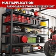 thumbnail image 6 of REIBII 55" W Garage Shelving Unit 3000LBS Heavy Duty Metal Shelving Adjustable Storage Rack, 6 of 9