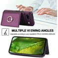 thumbnail image 4 of MYKOMI for Google Pixel 8A Wallet Case, Leather Case with Credit Card Holder and 360° Rotation Ring Stand, RFID Block Flip Leather Shockproof Cover, 4 of 8