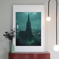 thumbnail image 2 of Diamond Art Kits for Adults - 5d Gothic Spire Neon Skyline Mist Diamond Painting for Adults, Diamond Art for Adults Beginners, Diamond Painting Kits for Adults for Home Wall Decor, 2 of 7