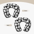 thumbnail image 3 of KLL Cute Cartoon Polar Bear Pattern Memory Foam Cervical Neck Pillow Versatile U-Shaped Pillows for Home/Office/Camping/Travelling/Soft Washable Cover, 3 of 8