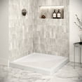 thumbnail image 2 of Streamline DT-2239-118 34 in. x 34 in. Corner PP Shower Base in Glossy White With Center Drain, Drain Included, 2 of 19