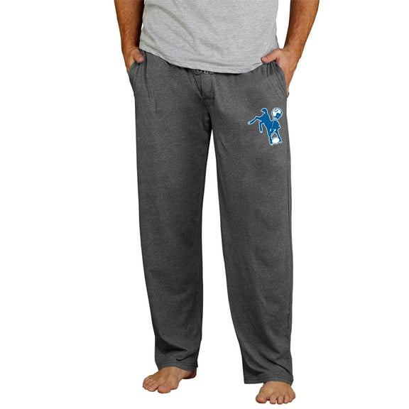 Men's Concepts Sport Charcoal Indianapolis Colts Retro Quest Knit Pants