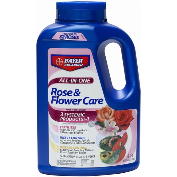 Bayer Advanced 701110A 4 lb. All-In-One Rose & Flower Care