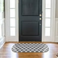 thumbnail image 3 of Ottomanson Non-Slip Hallway Runner Rug 20" x 59" Oval Perfect for High Traffic Areas, Gray Trellis, 3 of 8